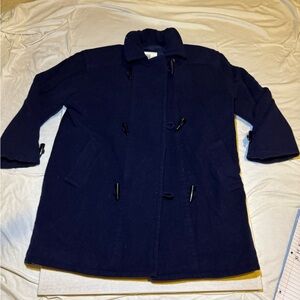 London Fog Dark Blue Pea Coat